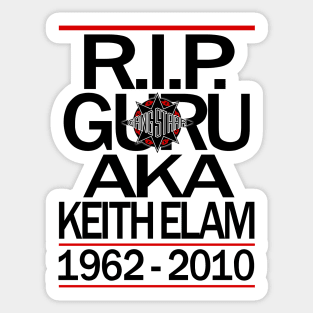 RIP Guru Sticker